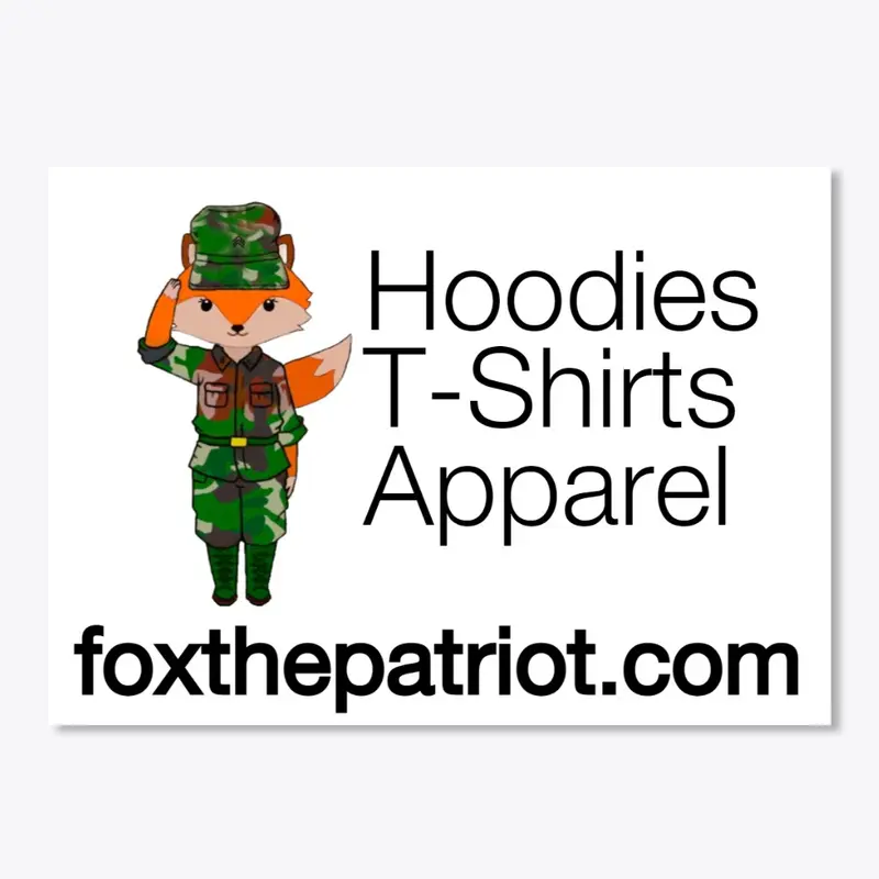 Fox the Patriot promotion merch