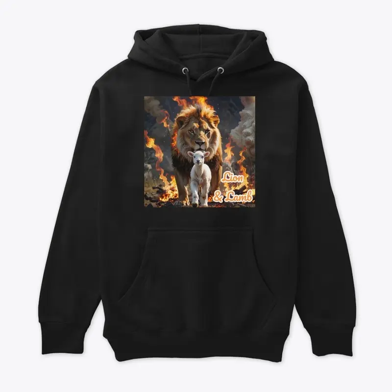 Lion and Lamb through the flames 